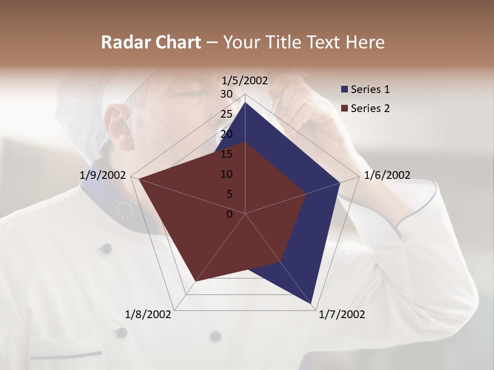 Smiling Tasting Cuisine PowerPoint Template