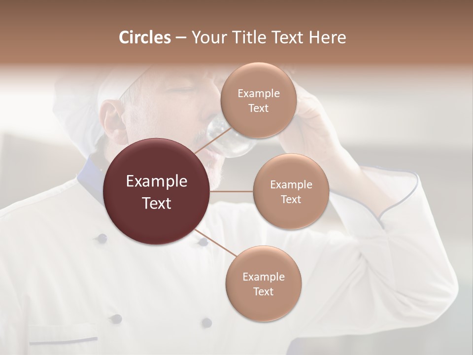 Smiling Tasting Cuisine PowerPoint Template