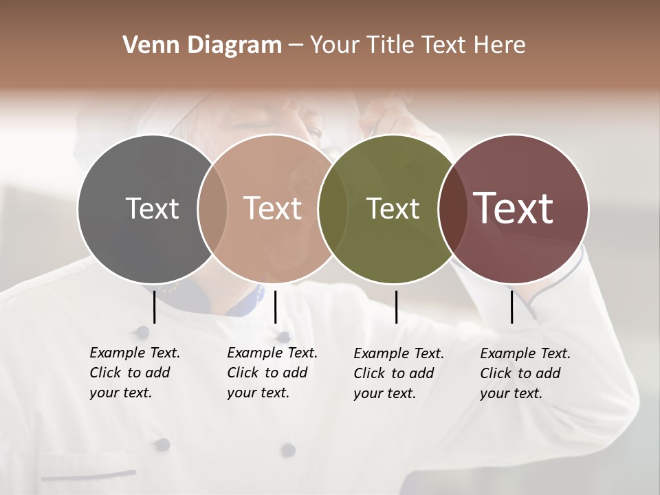 Smiling Tasting Cuisine PowerPoint Template