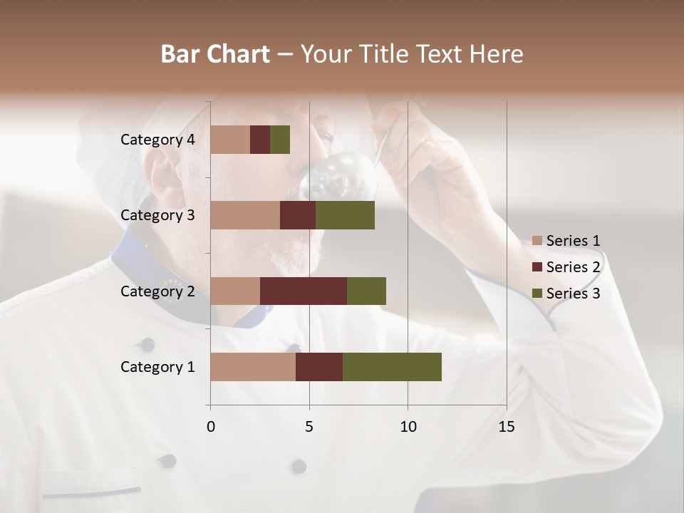 Smiling Tasting Cuisine PowerPoint Template
