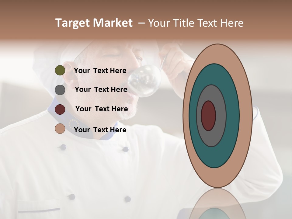 Smiling Tasting Cuisine PowerPoint Template