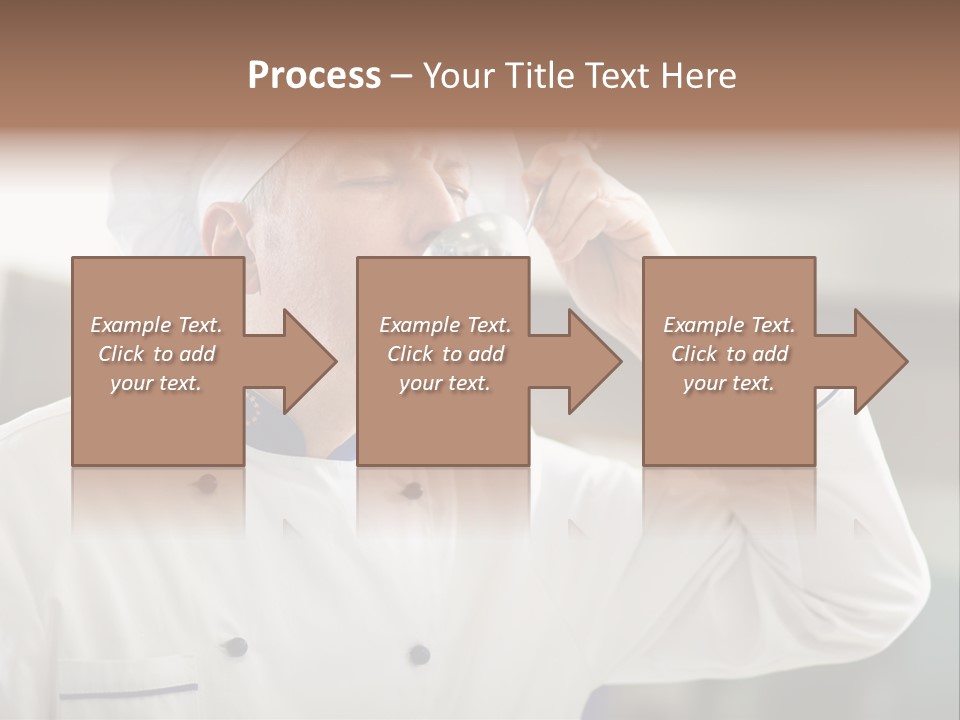 Smiling Tasting Cuisine PowerPoint Template