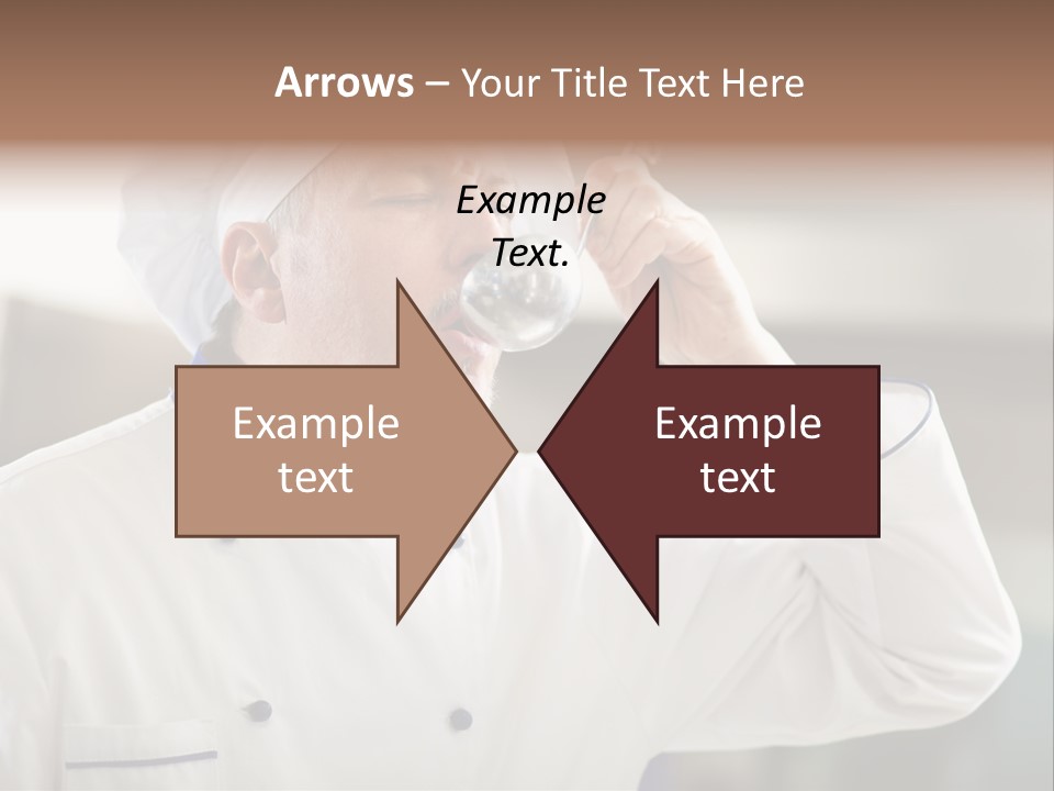 Smiling Tasting Cuisine PowerPoint Template
