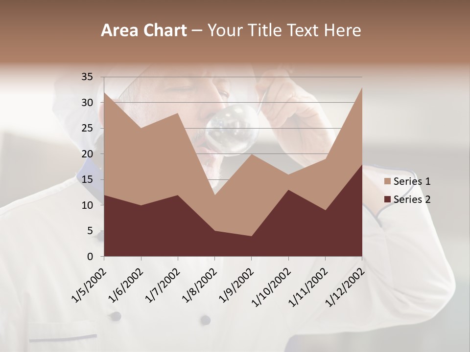Smiling Tasting Cuisine PowerPoint Template