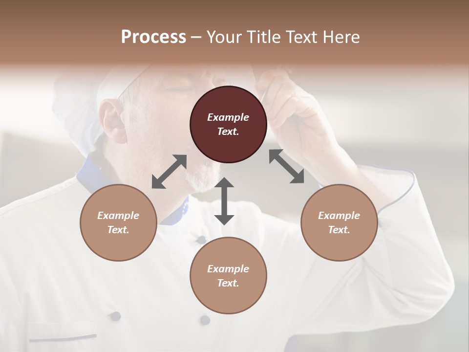 Smiling Tasting Cuisine PowerPoint Template