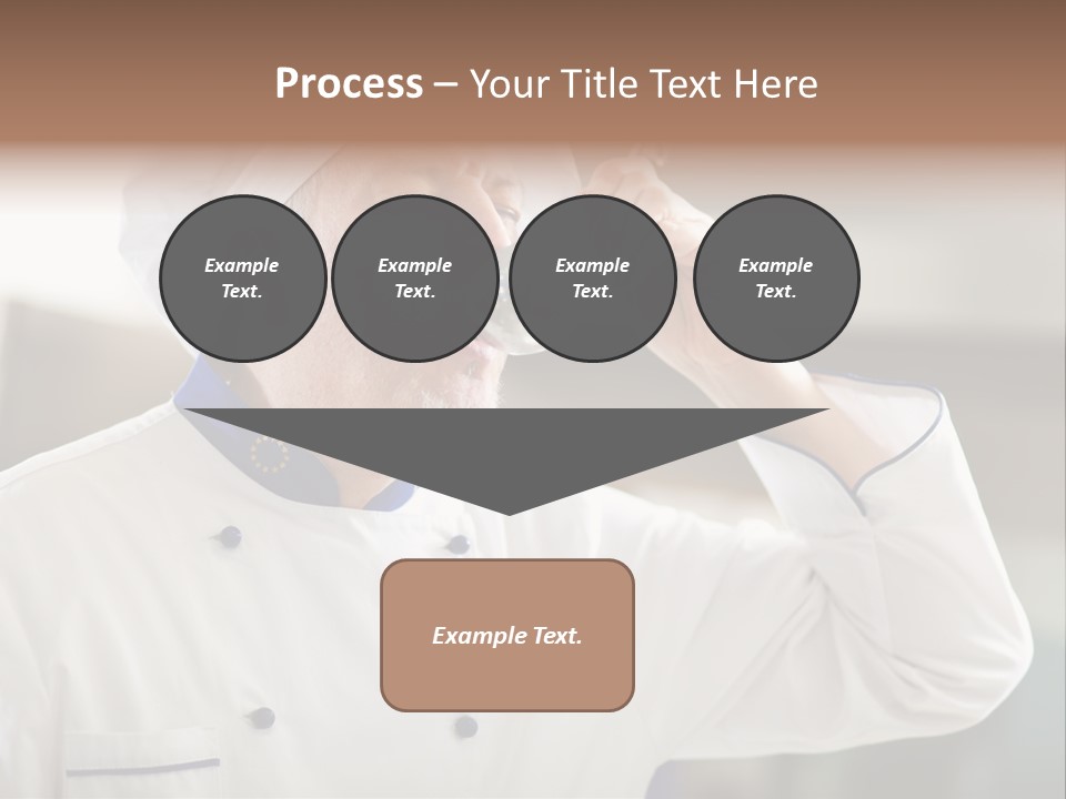 Smiling Tasting Cuisine PowerPoint Template