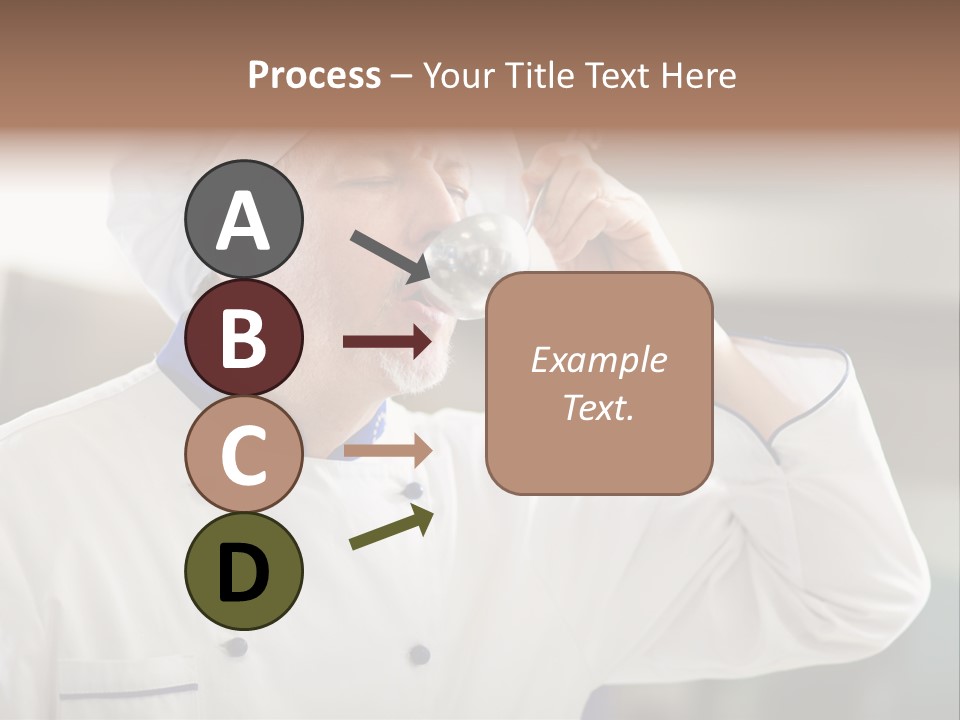 Smiling Tasting Cuisine PowerPoint Template