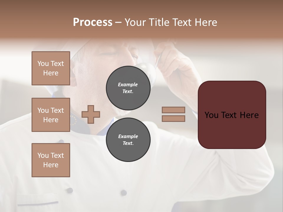 Smiling Tasting Cuisine PowerPoint Template