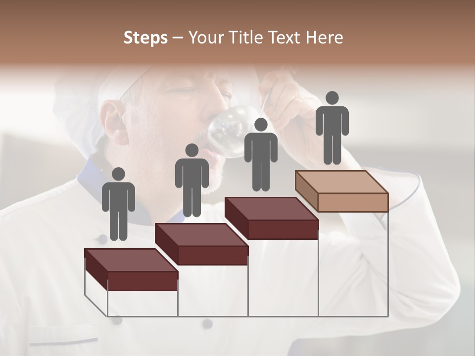 Smiling Tasting Cuisine PowerPoint Template