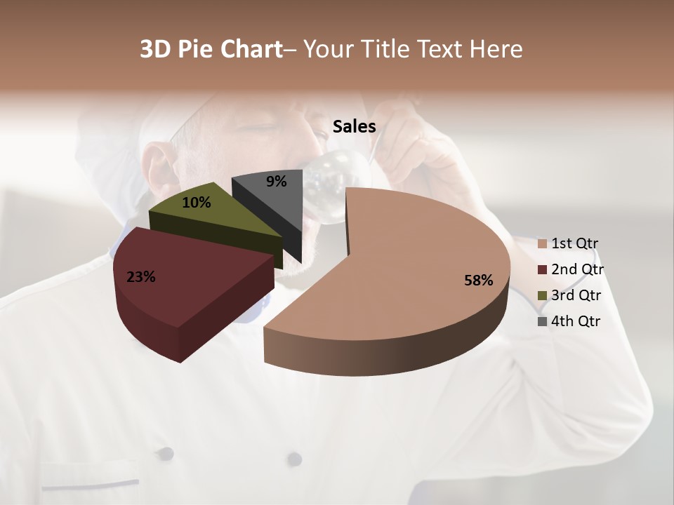 Smiling Tasting Cuisine PowerPoint Template