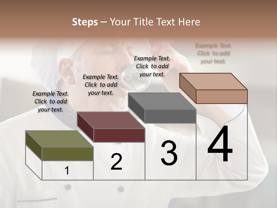 Smiling Tasting Cuisine PowerPoint Template