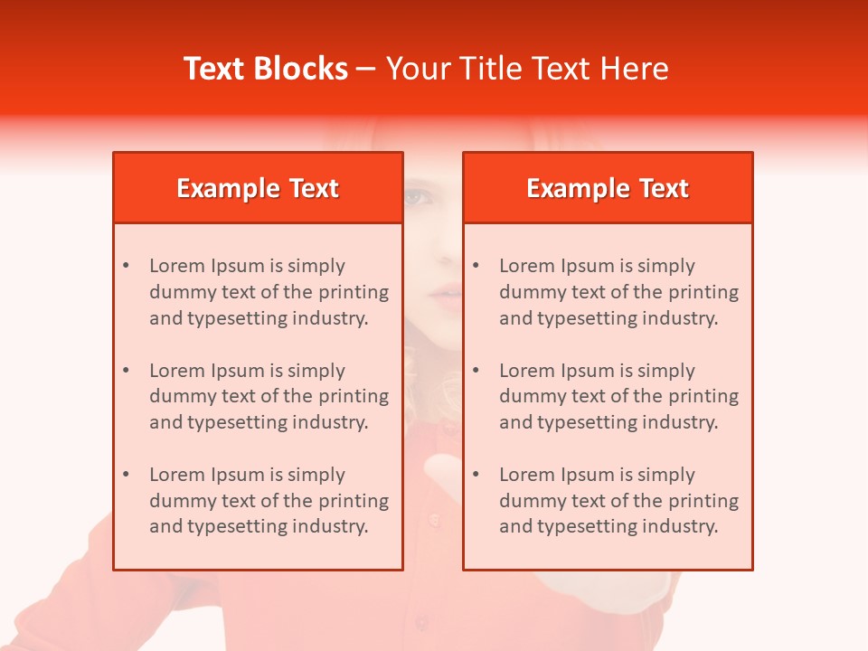 Denial Gesture Showing PowerPoint Template