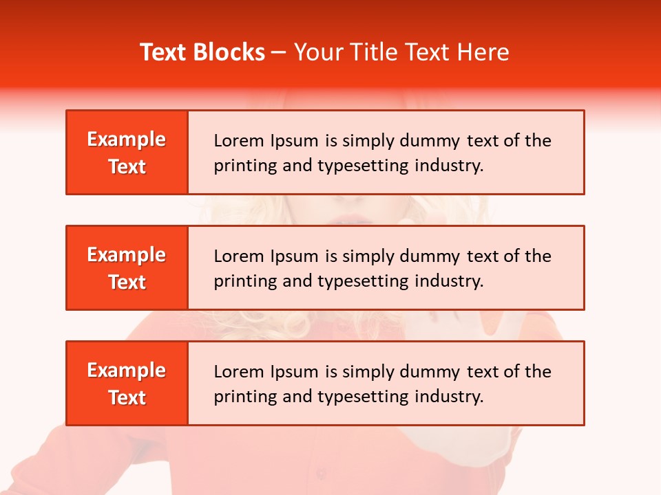 Denial Gesture Showing PowerPoint Template