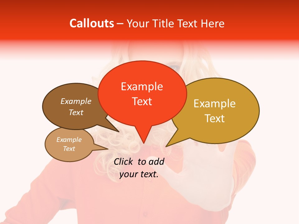 Denial Gesture Showing PowerPoint Template