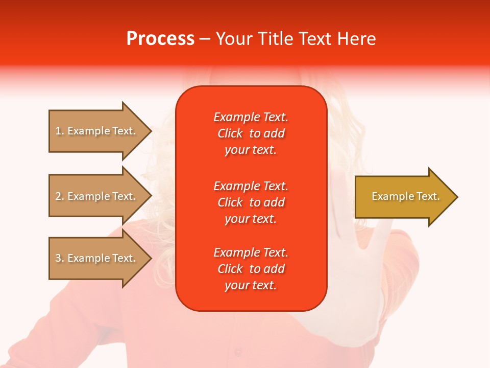 Denial Gesture Showing PowerPoint Template
