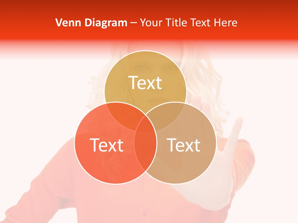 Denial Gesture Showing PowerPoint Template