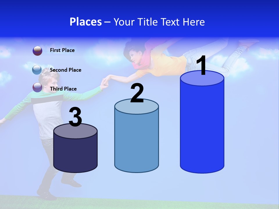 Spring Holiday Male PowerPoint Template