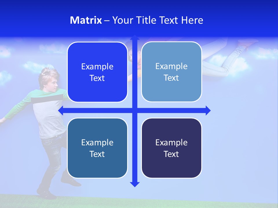 Spring Holiday Male PowerPoint Template