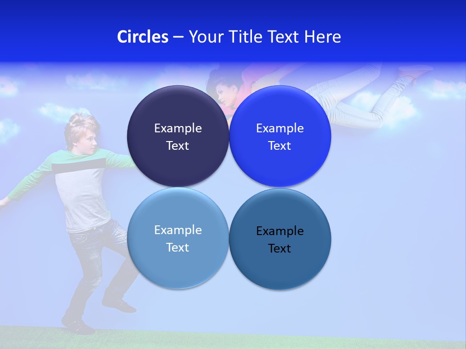 Spring Holiday Male PowerPoint Template