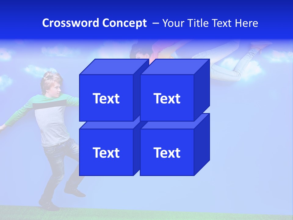 Spring Holiday Male PowerPoint Template