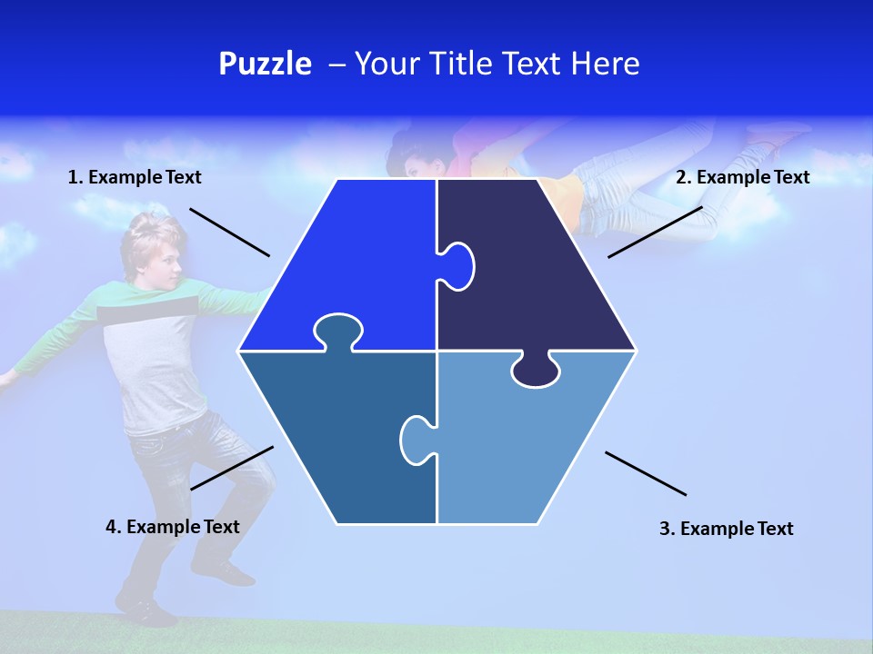 Spring Holiday Male PowerPoint Template