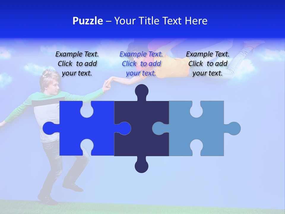 Spring Holiday Male PowerPoint Template