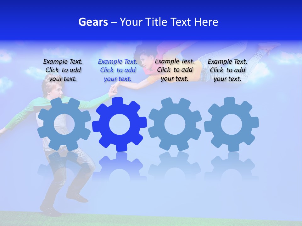 Spring Holiday Male PowerPoint Template