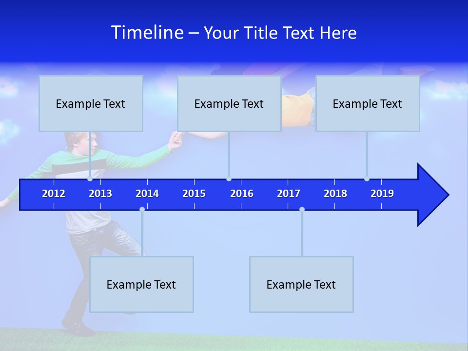 Spring Holiday Male PowerPoint Template