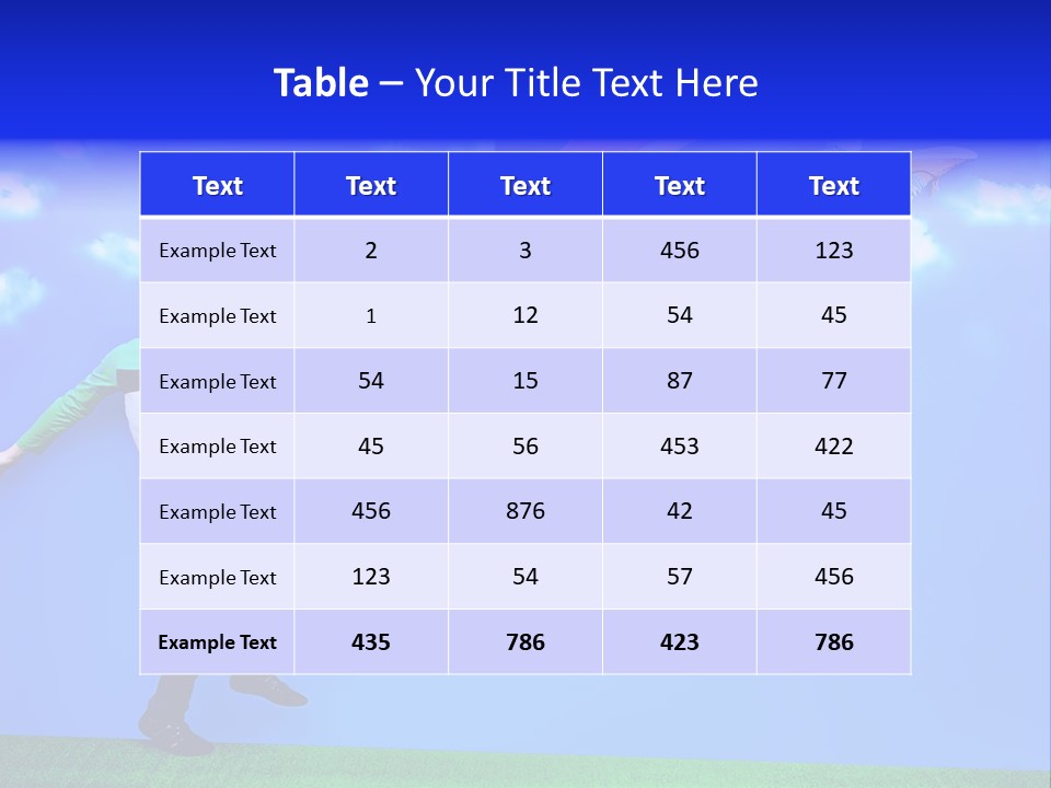 Spring Holiday Male PowerPoint Template