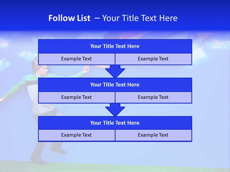 Spring Holiday Male PowerPoint Template
