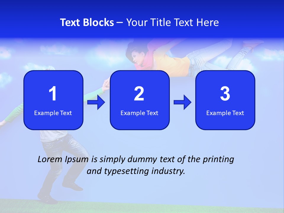 Spring Holiday Male PowerPoint Template