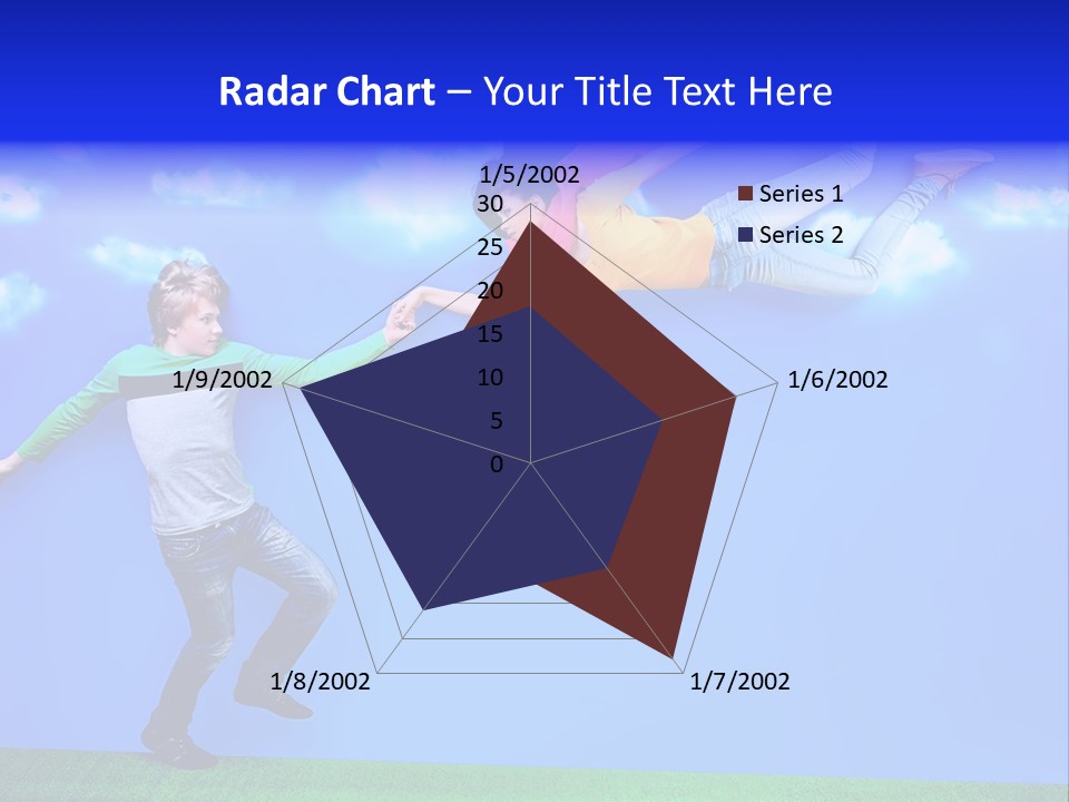 Spring Holiday Male PowerPoint Template