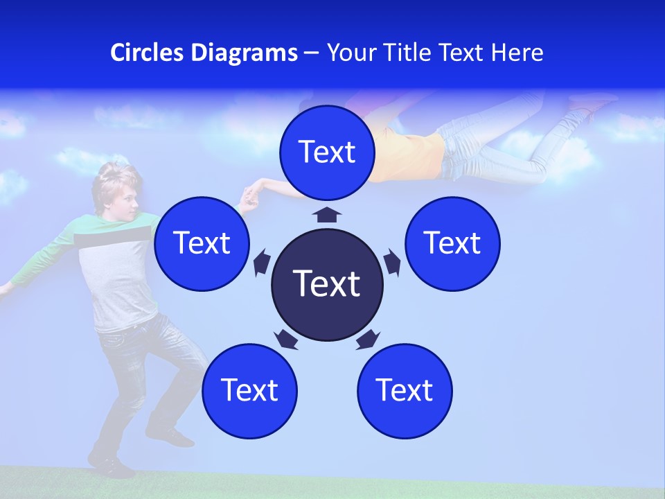 Spring Holiday Male PowerPoint Template