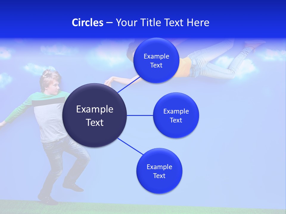 Spring Holiday Male PowerPoint Template