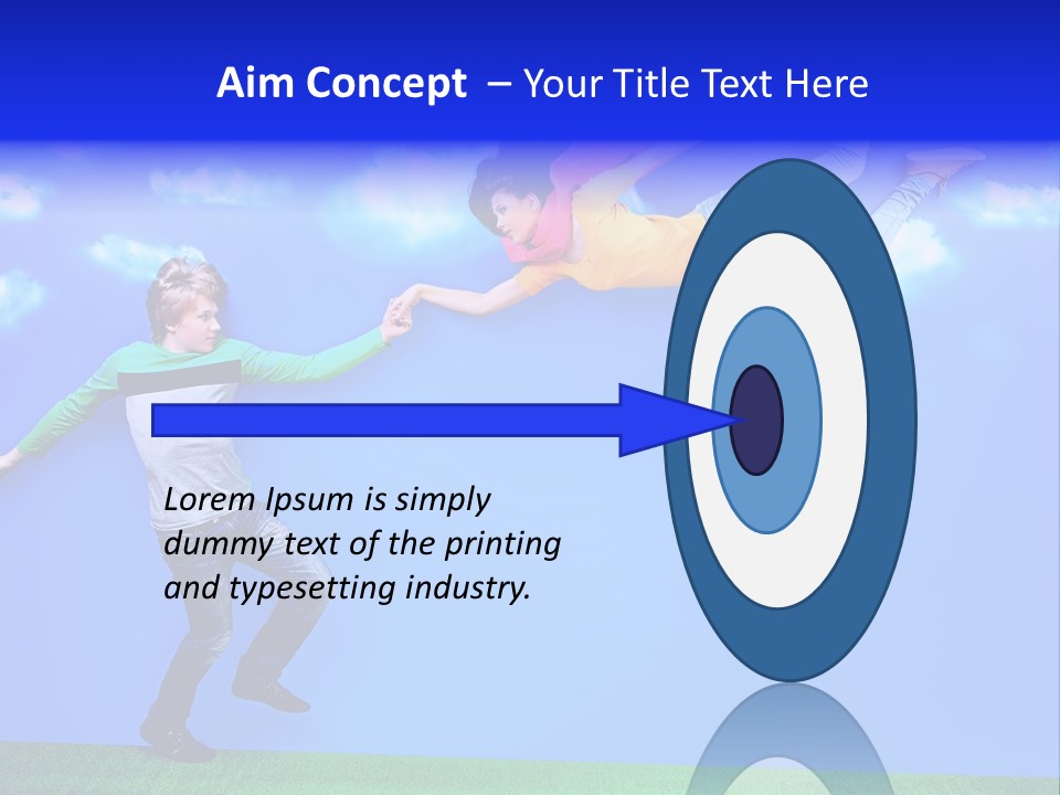 Spring Holiday Male PowerPoint Template