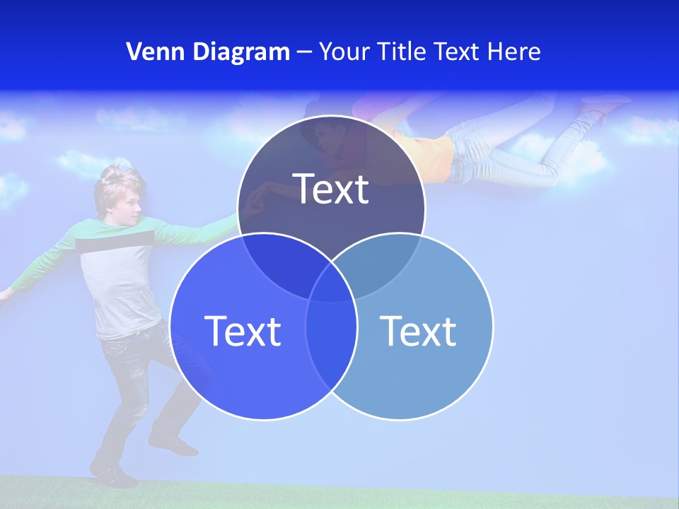 Spring Holiday Male PowerPoint Template