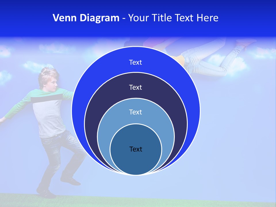 Spring Holiday Male PowerPoint Template