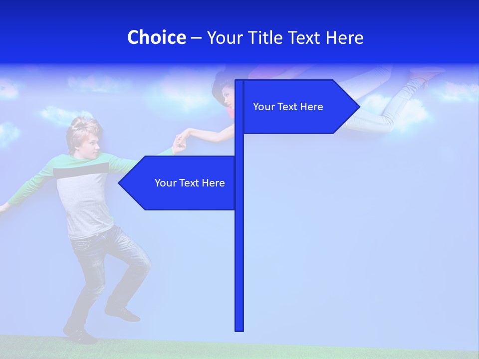 Spring Holiday Male PowerPoint Template