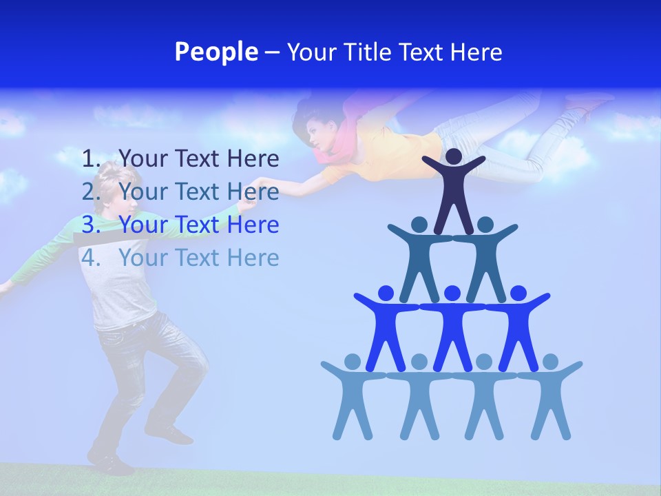 Spring Holiday Male PowerPoint Template