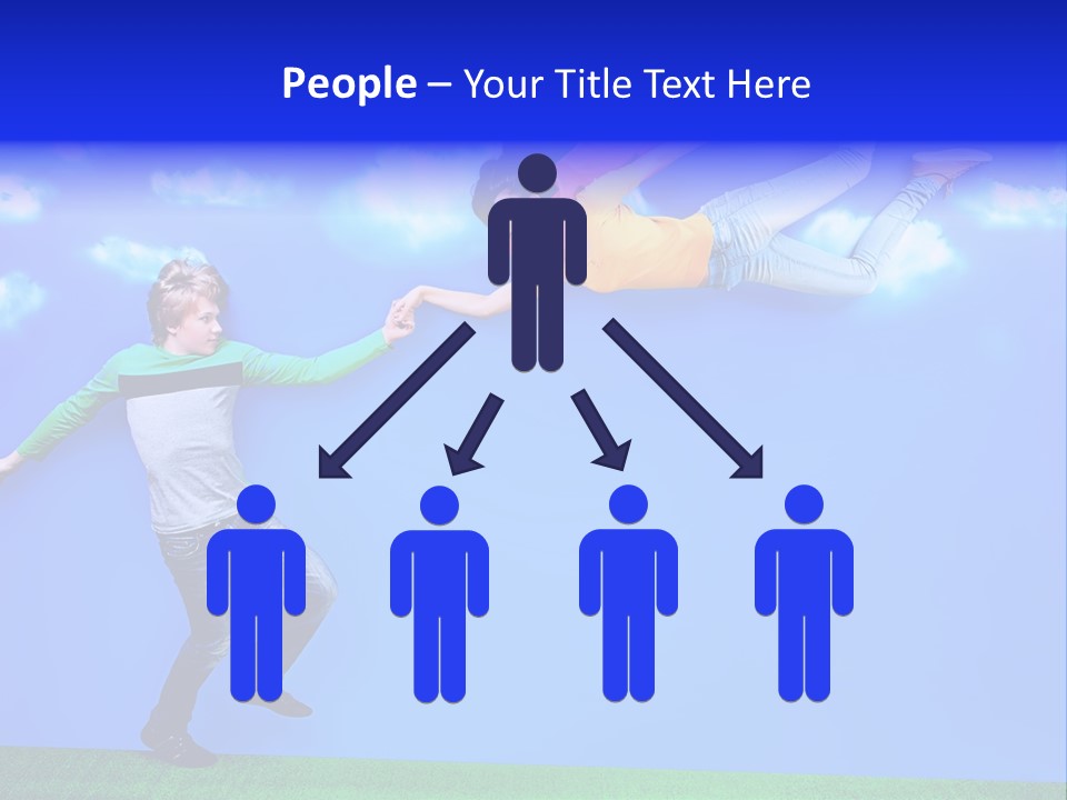 Spring Holiday Male PowerPoint Template