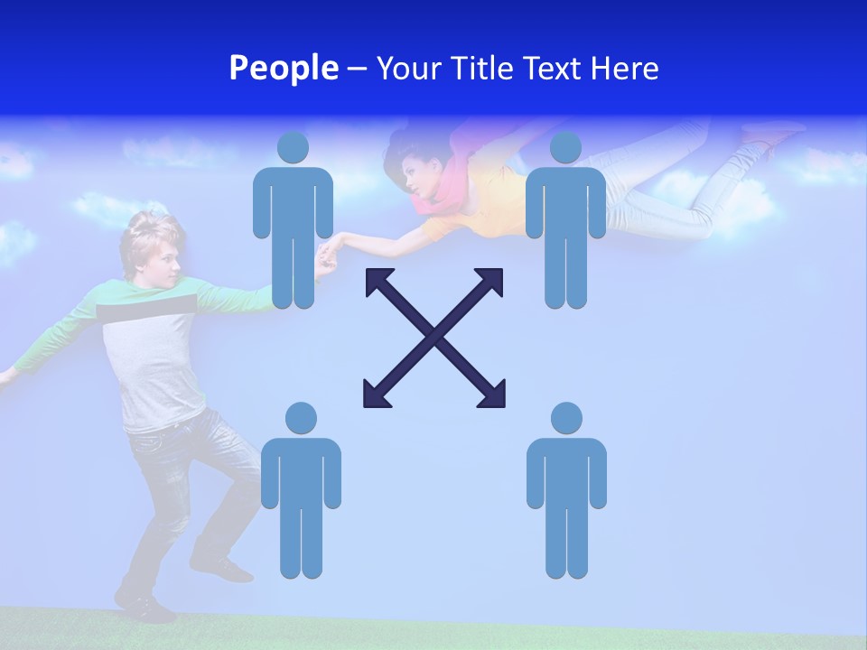 Spring Holiday Male PowerPoint Template