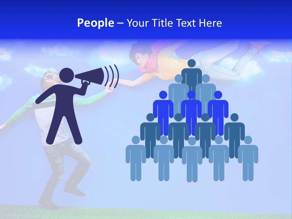 Spring Holiday Male PowerPoint Template