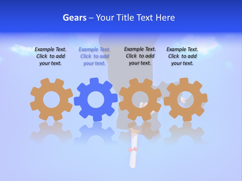 College Spring Happiness PowerPoint Template