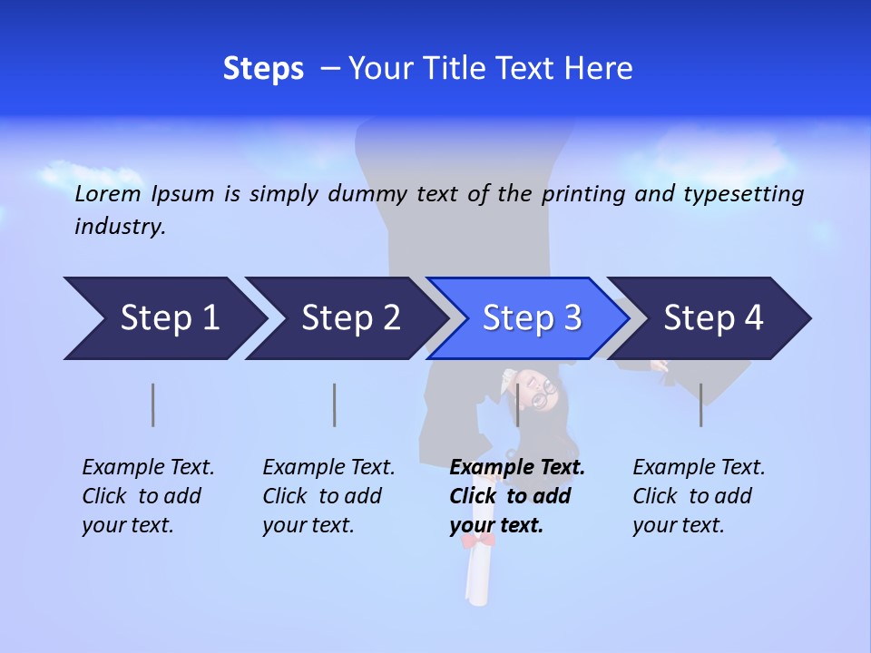 College Spring Happiness PowerPoint Template