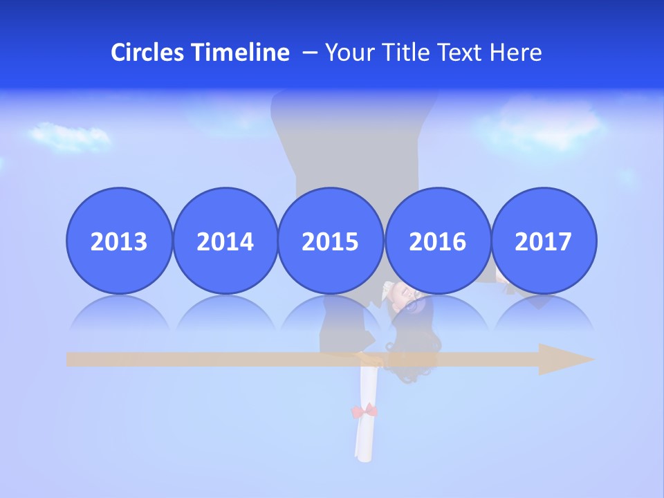 College Spring Happiness PowerPoint Template