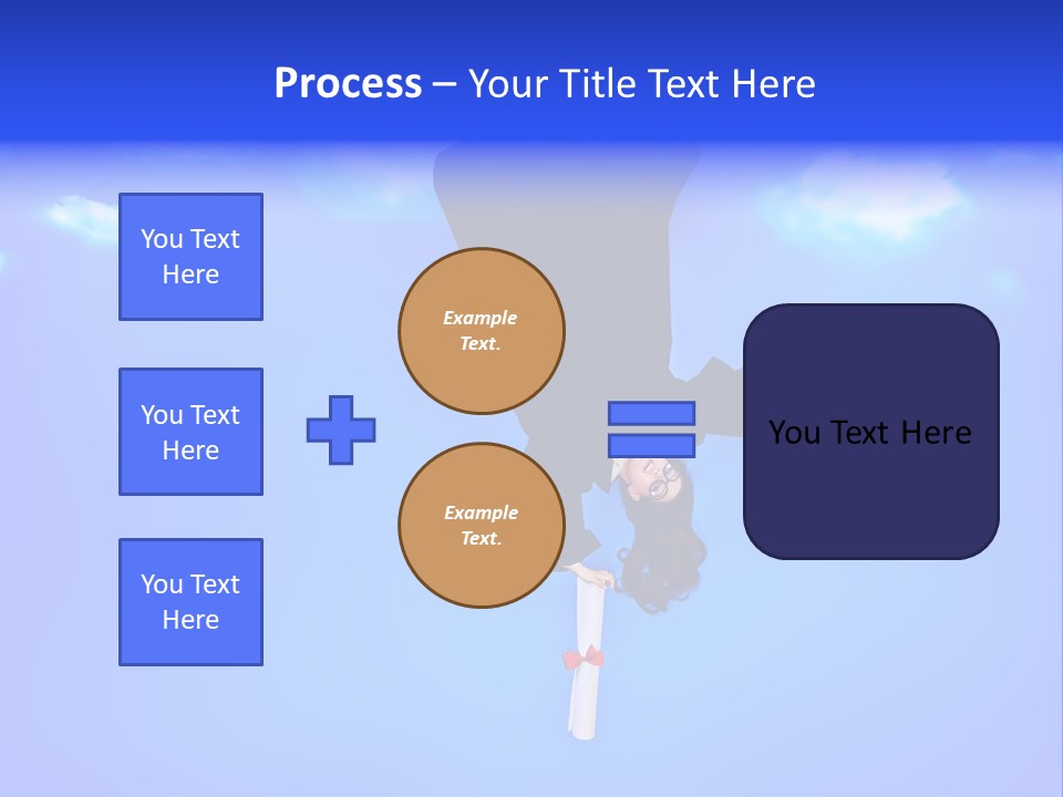 College Spring Happiness PowerPoint Template