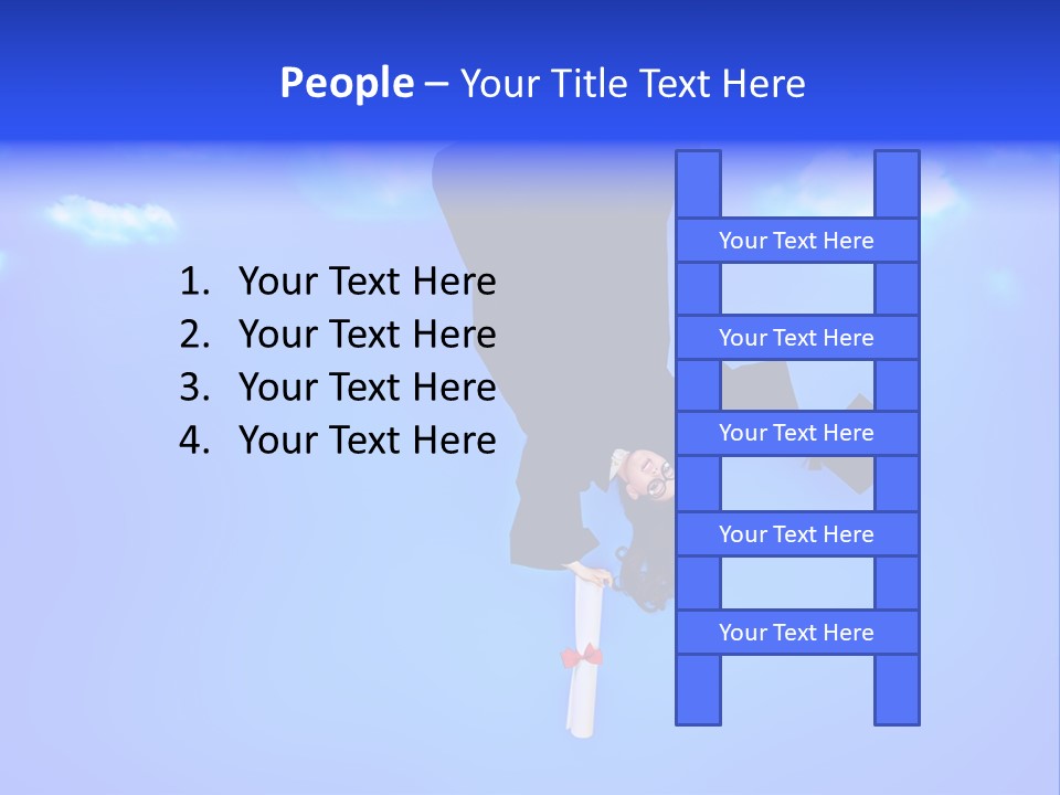 College Spring Happiness PowerPoint Template