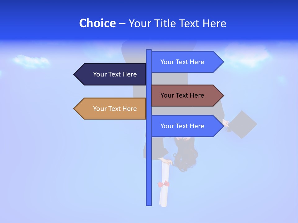 College Spring Happiness PowerPoint Template