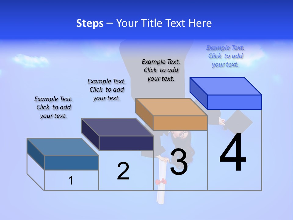 College Spring Happiness PowerPoint Template