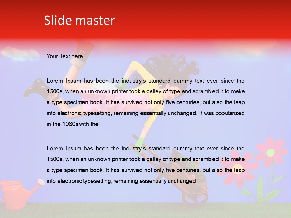 Attractive Water Natural PowerPoint Template